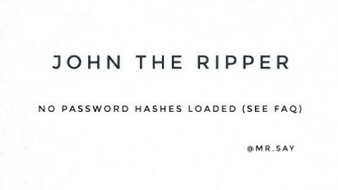 John the Ripper | No password hashes are loaded | john command | Decypt Hashes Error | Solve