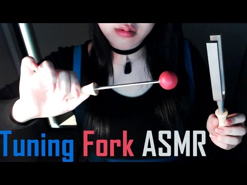 Korean ASMR 소리굽쇠와 핀셋소리의 하모니 XD Harmony of Tuning Fork and Pincette Sounds