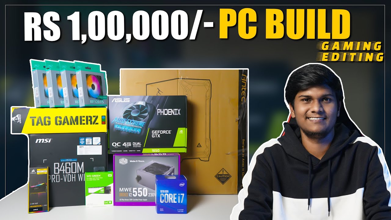 Rs 1,00,000 Budget Gaming & Editing Beast PC Build in 2023 Full ...