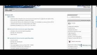 Solicitud del borrador de la Renta por Internet
