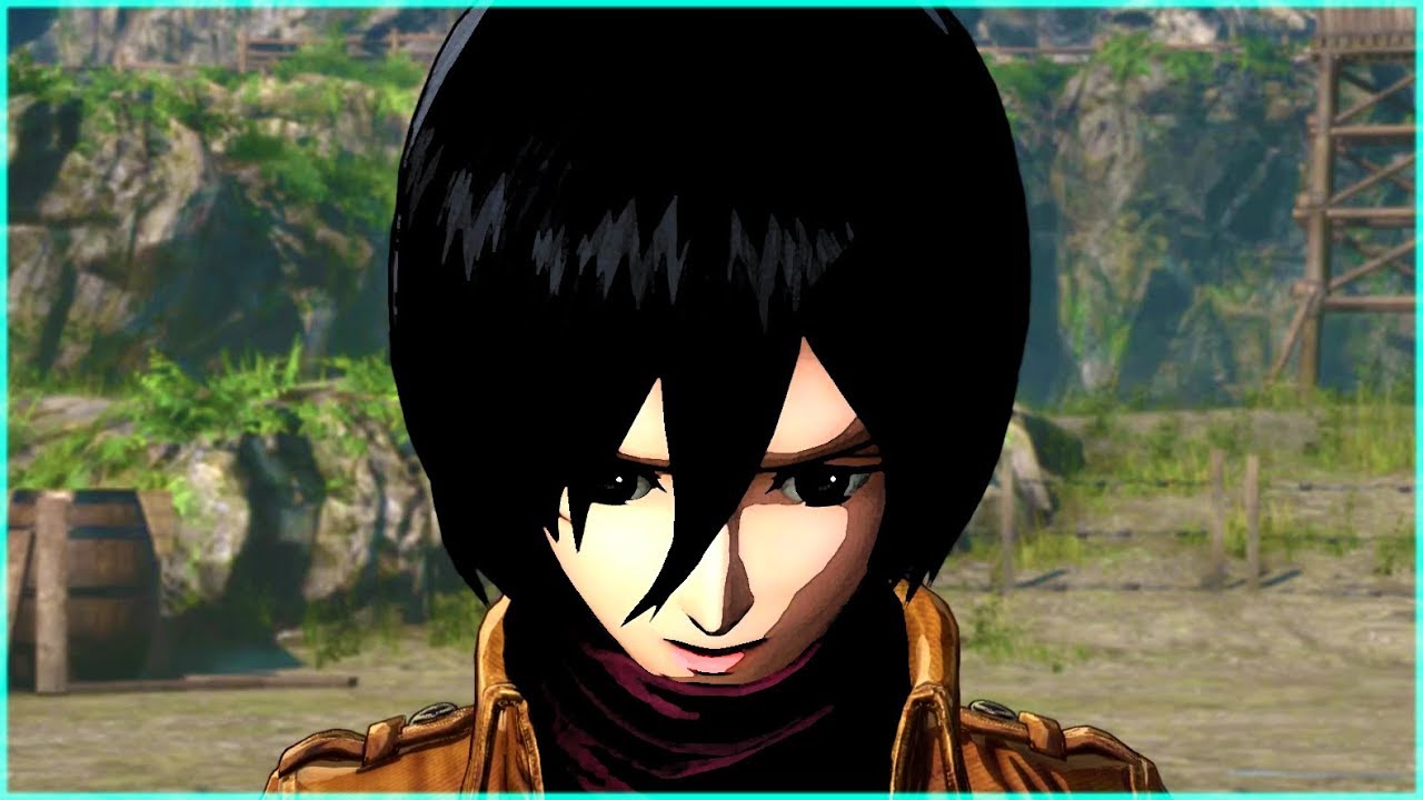 Mikasa is Distracted by Eren and Jean - Attack on Titan 2 Game - Mikasa Friendship Event