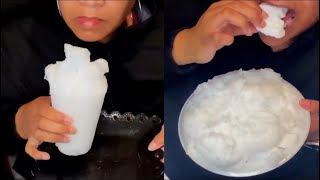 SHAVED AND FREEZER FROST SOFT & CRUNCHY ONLY BITES #iceasmr screenshot 2