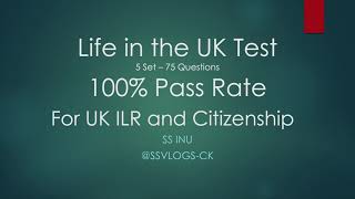 Life in the UK Test 2024 for UK ILR and Citizenship Question and Answer - 5/6 (Fast Track Learning)