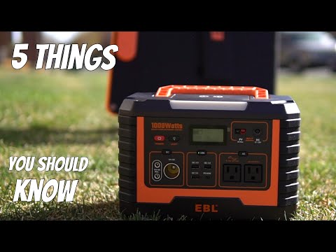 5 things you should know before buying a portable power station.