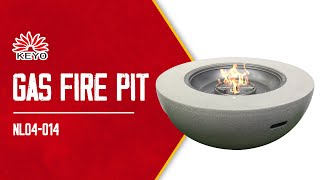 Creating an Elegant Outdoor Retreat with a Round Steel Gas Fire Pit Now l KEYO