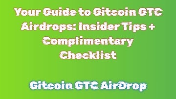 Grab Gitcoin GTC Airdrop for Free | Learn How to Swap or Sell Gitcoin GTC Airdrop