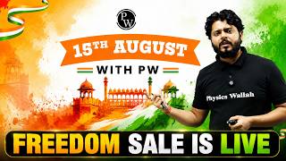 Freedom Sale Is LIVE 🚨 | Class 11 & 12 JEE + NEET Aspirants