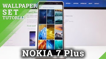 How to Change Wallpaper in NOKIA 7 Plus - Refresh Home Screen