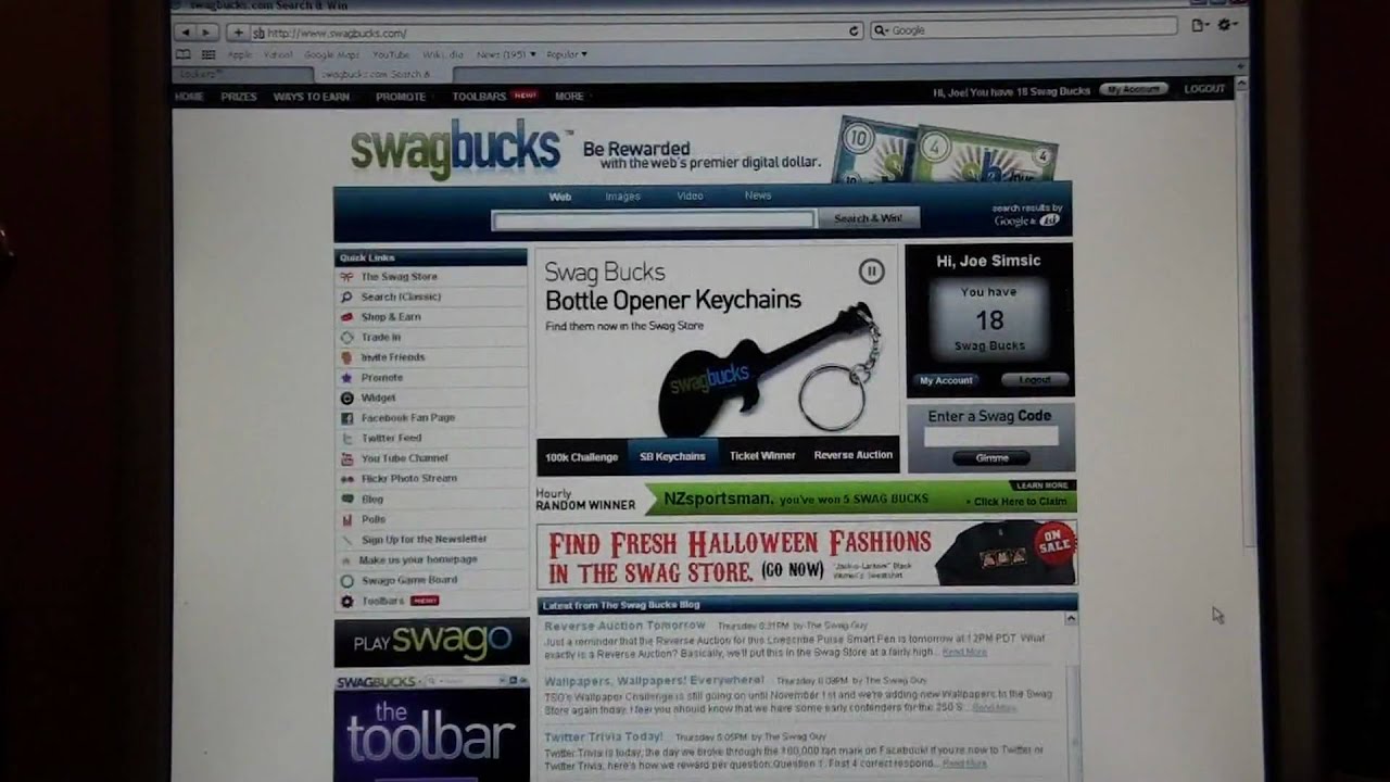 How to Get Points on and Swabucks Signup