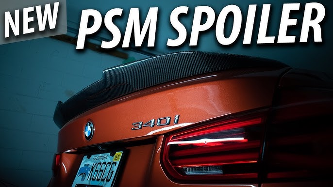 BMW F30 3 Series PSM Rear Spoiler - Auto Customs