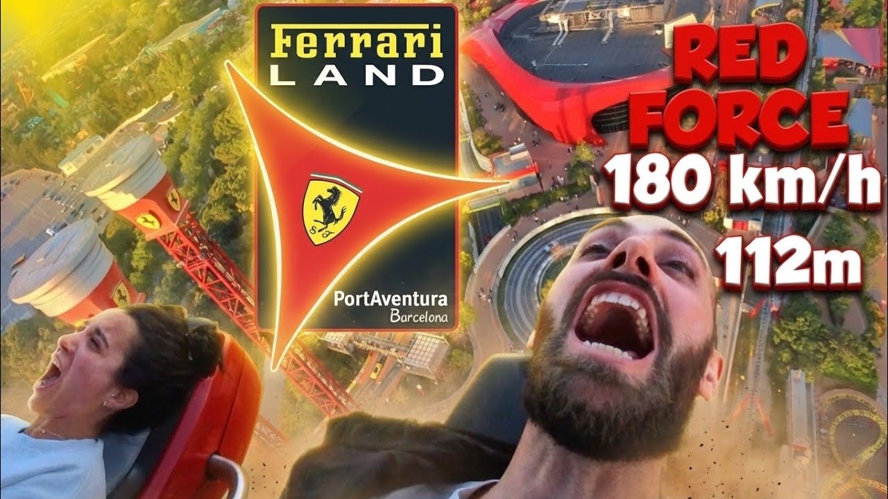 0-180 km/h in 5 SECONDI: Ho sfidato il RED FORCE! 😱🏎️ Ferrari Land