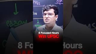 8 Focused Hours Win UPSC #ytshorts #drshivin