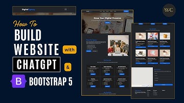 How To Make Complete Website Using ChatGPT, Bootstrap 5, HTML, & CSS | Make Website Easily With AI