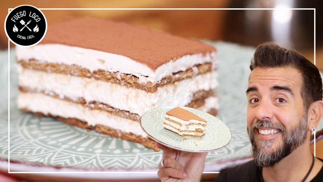 Tarta de la Abuela Versión FIESTAS | TIRAMISÚ de Galletas ☕