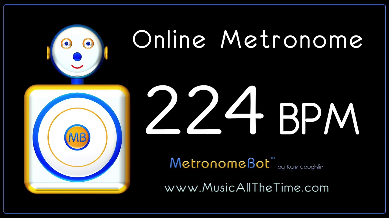 Online Metronome at 224 BPM 