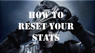 COD: Ghosts - HOW TO RESET YOUR STATS!