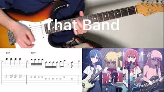 Bocchi The Rock! - あのバンド That Band (guitar cover with tabs & chords) Resimi