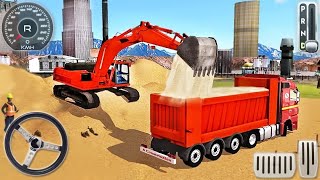 city construction simulator: snow game || excavator simulator game of truck games. screenshot 5