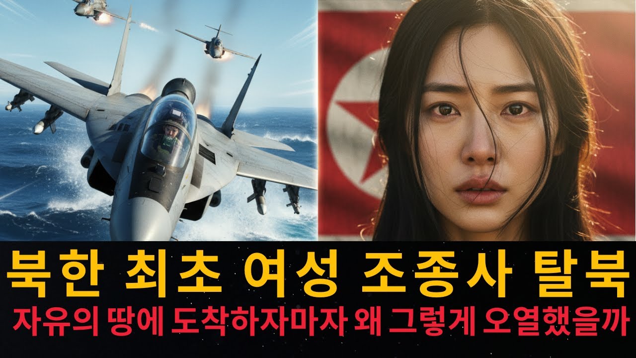 아버지가 처형된 후 시작된 탈출… 전투기로 날아온 북한 여성 파일럿, 한국 도착 직후 눈물의 진실