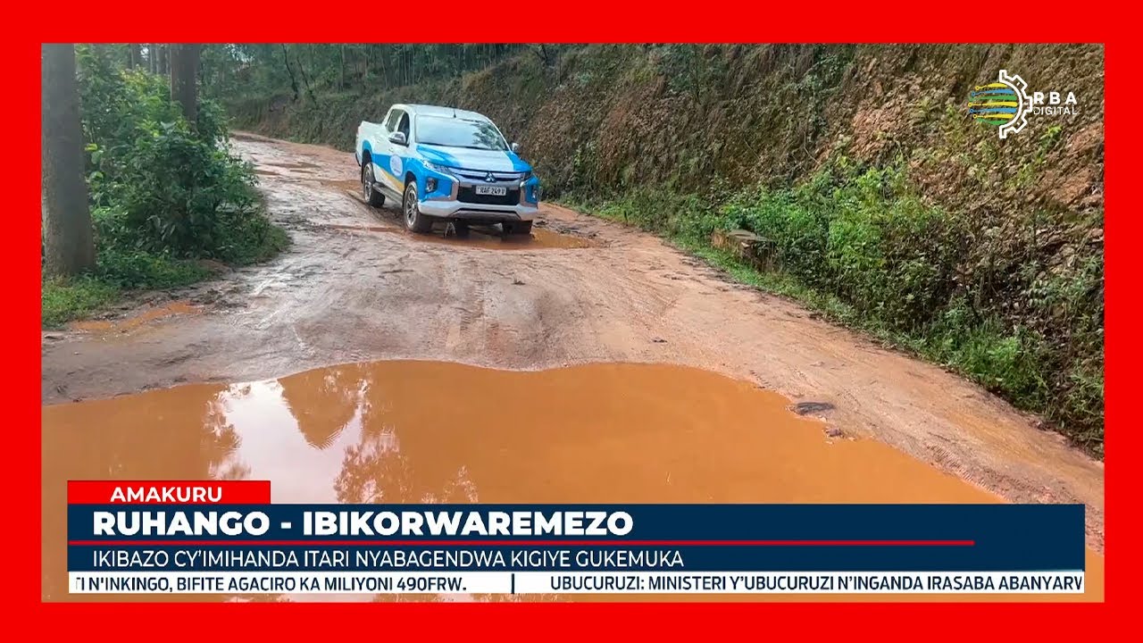 Ruhango: Babangamiwe n’ikibazo cy’imihanda itari nyabagendwa ibintu binabangamira ubuhahirane