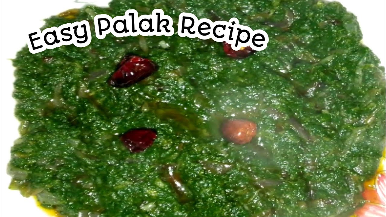 Simple Palak banane ka Tarkeeka | zabrdast easy recipe | #food #easy #palaksaag  