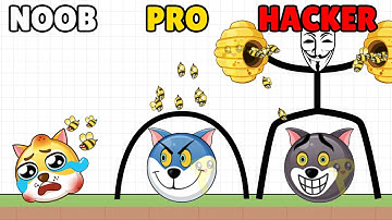 NOOB vs PRO vs HACKER in Save the Doge
