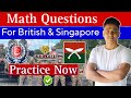 Set 1 Math Practice Questions For British &amp; Singapore // Gorkhali