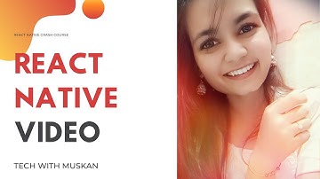 #28 React Native Video | Show video with url & local files | Playback Media Controls #techwithmuskan