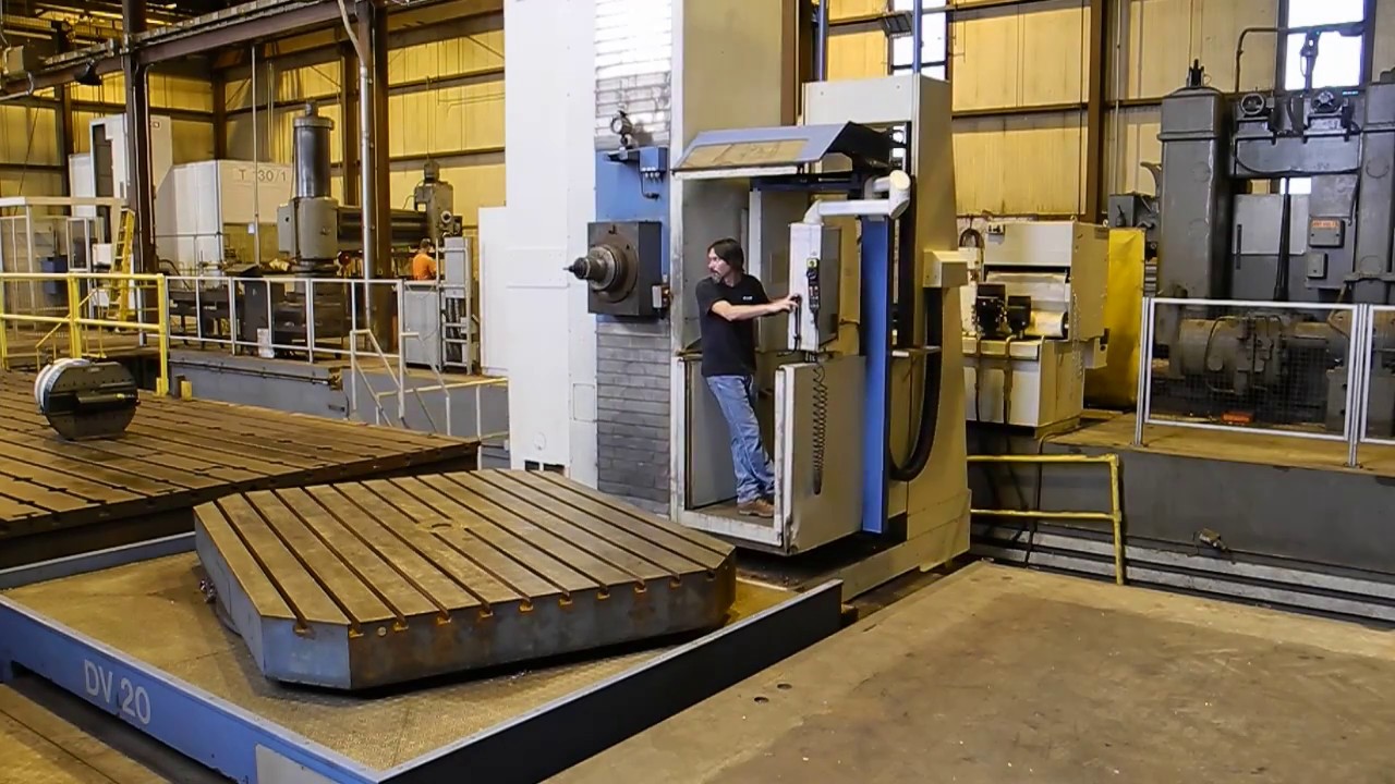 UNION P150/I CNC 7AXIS FLOOR TYPE HORIZONTAL BORING MILL WITH