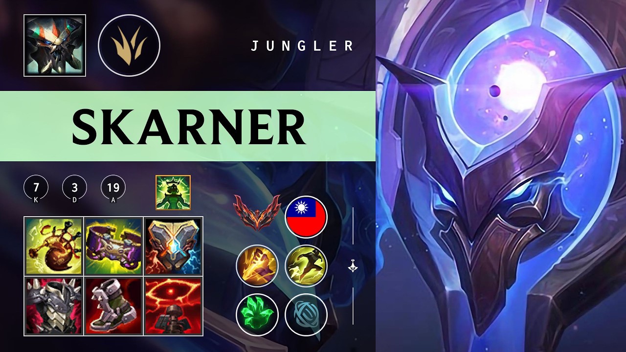 Skarner Jungle vs Kha'Zix - TW Grandmaster Patch 26.05
