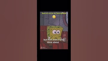 Special words from spongebob… #sad #spongebob #shorts
