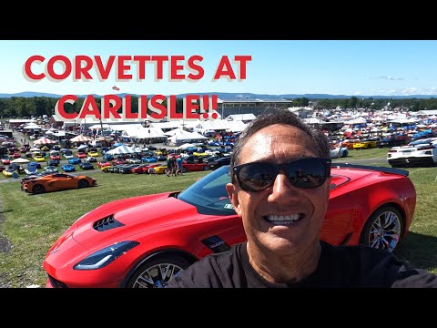 CORVETTES AT CARLISLE LET'S GO!!