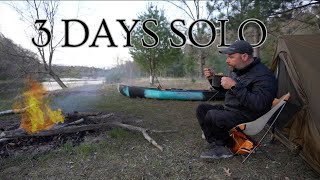 3 Days Solo Canoe Camping on a Beautiful Wild River