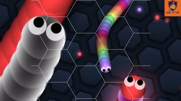 Slither io GIANT SNAKE vs TINY SNAKE!  Epic wormate io Wormzone io