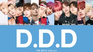 THE BOYZ (더보이즈) - D.D.D (Color coded Han/Rom/Eng Lyrics/가사) Resimi