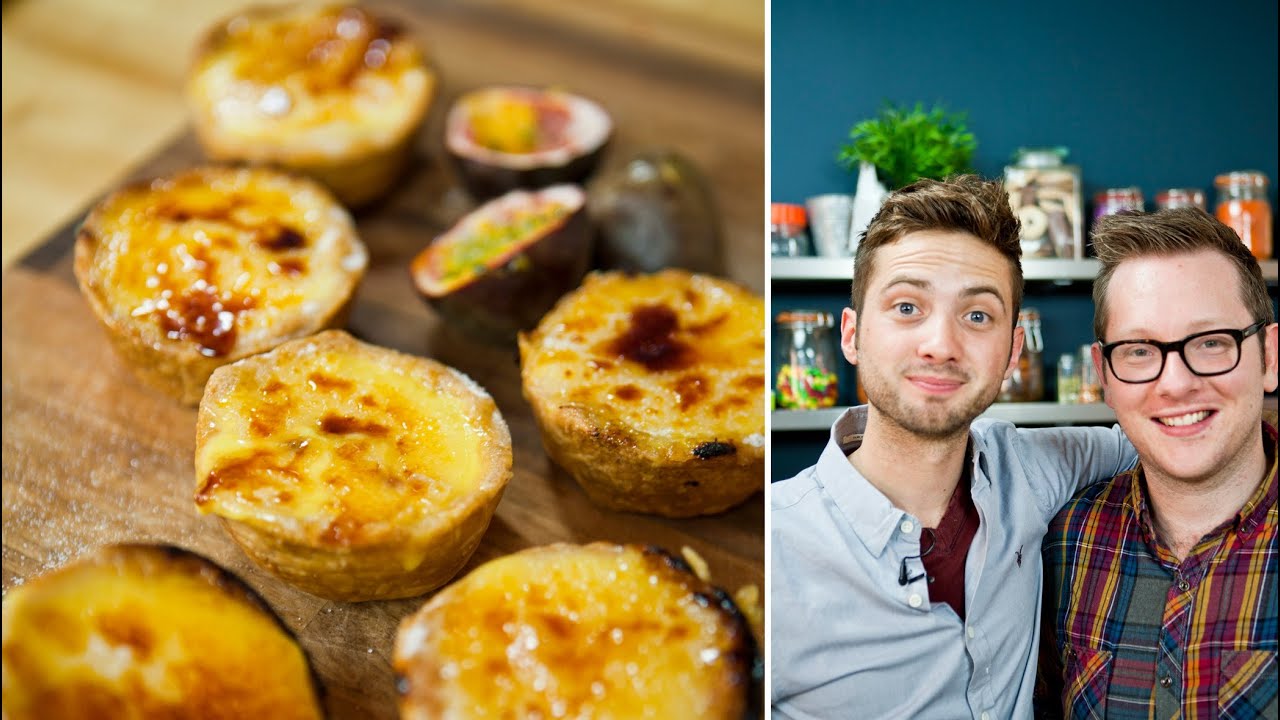 Passionfruit & Caramelised Banana Tarts - Spotlight: Edd Kimber | Sorted Food