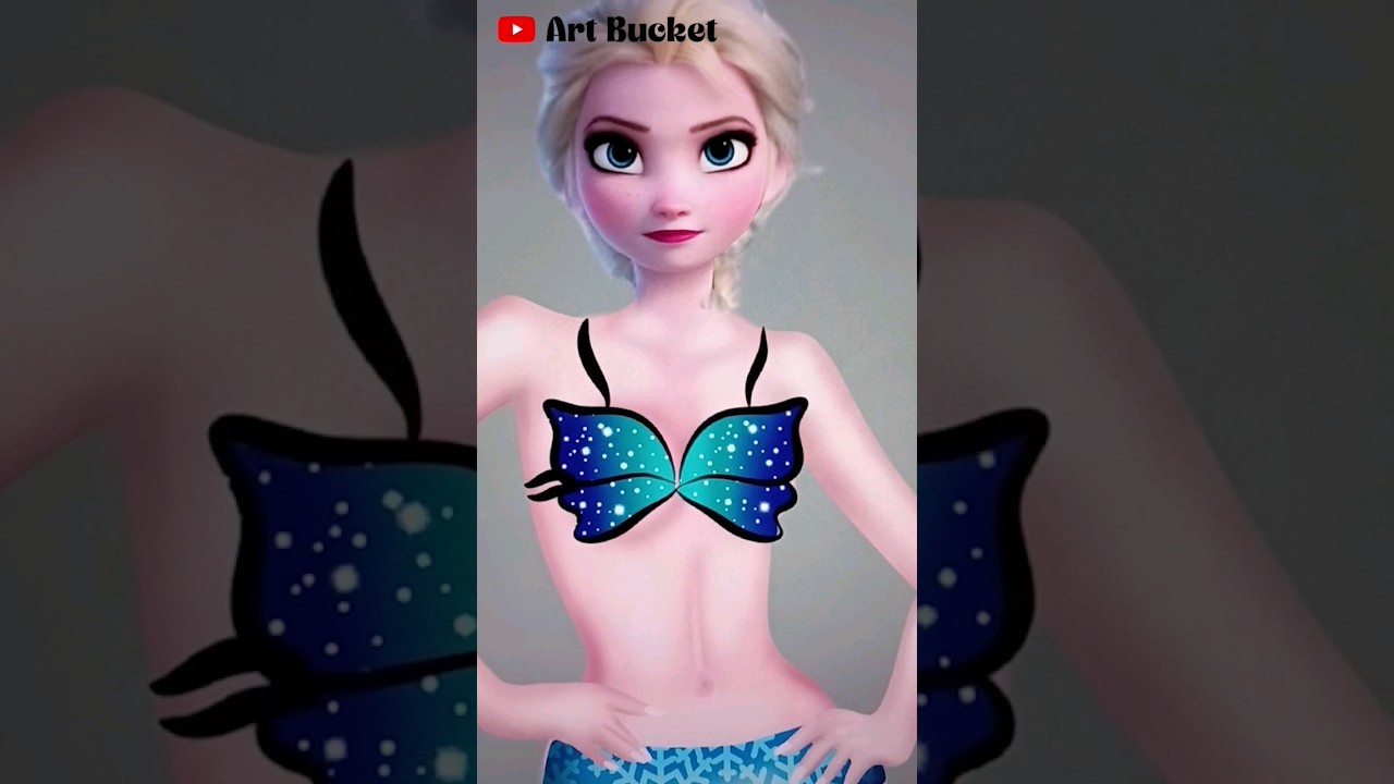 Frozen Elsa glow-up transformation | Disney princess Elsa glow-up transformation 