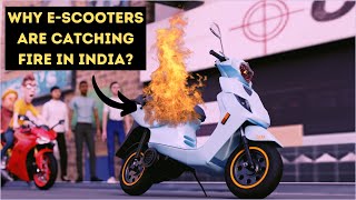 Why e-Scooters are catching FIRE in India? (3D Animation) #Shorts