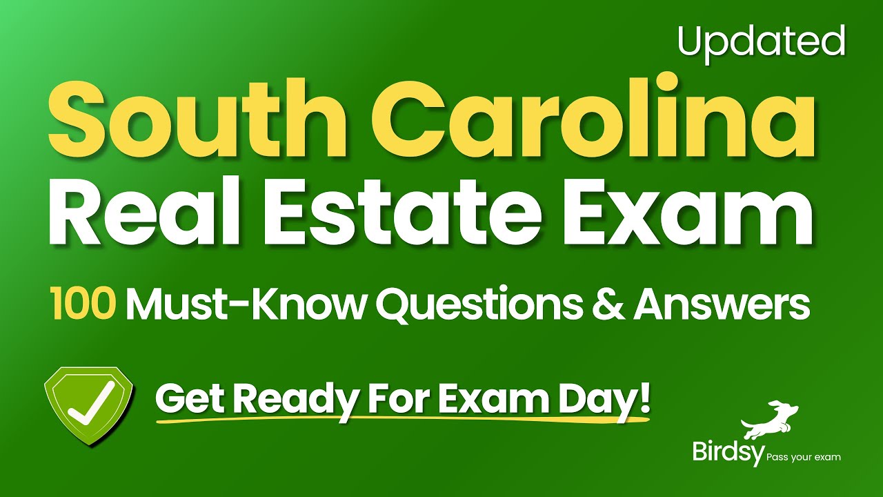 ✅ Pass Your South Carolina Real Estate Exam with This 100-Question Review!