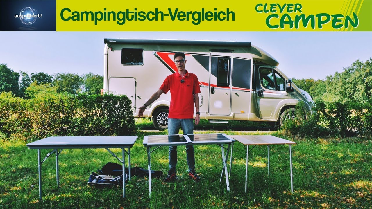 Campingtisch-Vergleich: Welcher Vierbeiner passt zu mir? Ausprobiert! |  Clever Campen