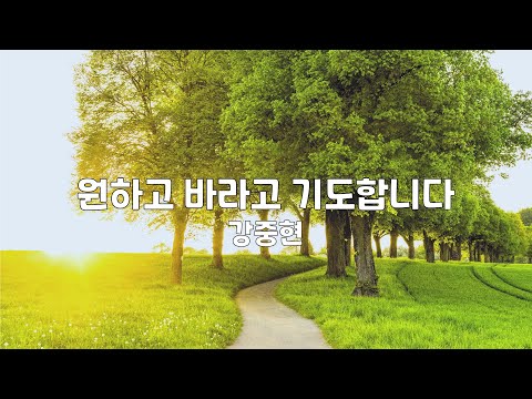 원하고 바라고 기도합니다 강중현 1시간 연속듣기