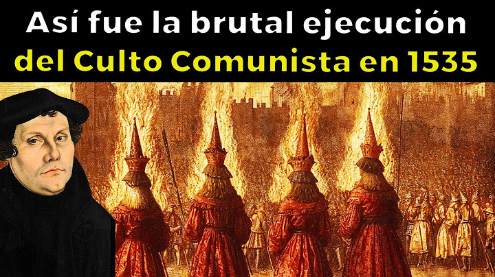 Así fue la brutal MUERTE en 1535 del Culto Comunista en Münster, Alemania