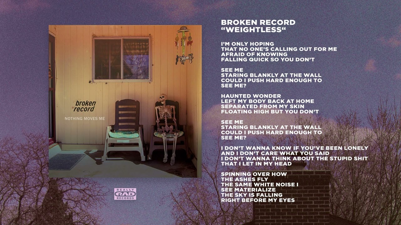 Tonton Broken Record - Weightless (Official Audio) di YouTube Tonton Broken Record - Weightless (Official Audio) di YouTube