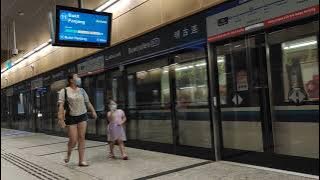 SBS Transit DTL C951 [9011] arriving and departing DT21 Bencoolen