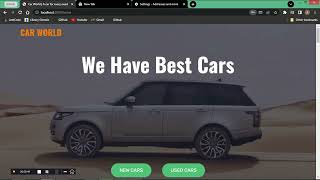 CarWorld- A full-stack web application for buying new and used cars with security practices and more screenshot 1