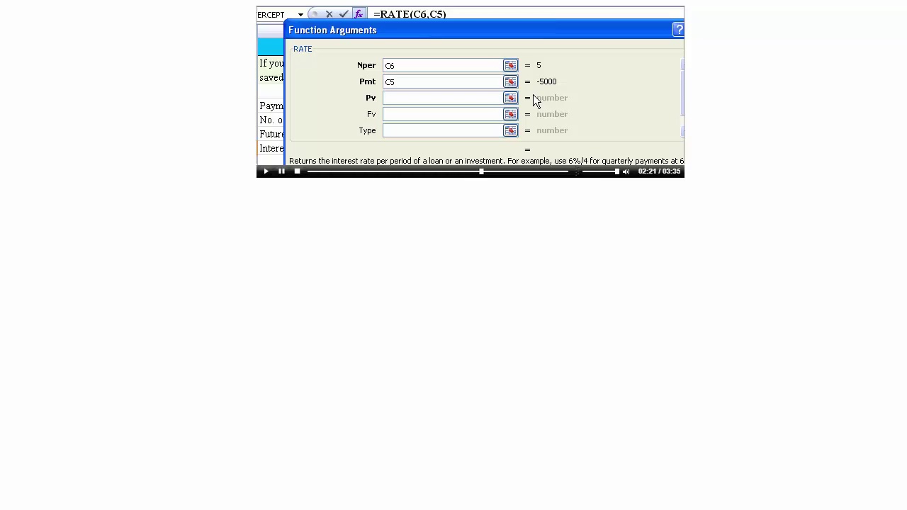 How To Use Rate Function In Excel How To Use Rate Function In Excel