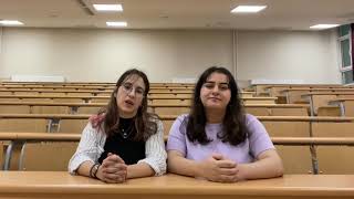 Hacettepe Tıp'ı İngilizce Okumak  Türkçe Okumak  Mina Nur Ergen ve Sude Taş