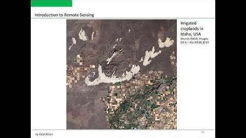 Applications of Remote Sensing