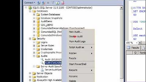 Auditoría en SQL Server