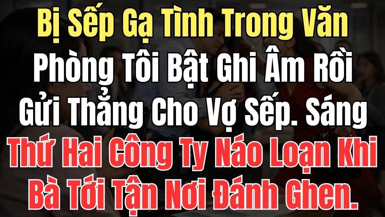 Bị Sếp Gạ Tình Trong Văn Phòng, Tôi Bật Ghi Âm Rồi Gửi Thẳng Cho Vợ Sếp. Sáng Thứ Hai Cả Công Ty ...